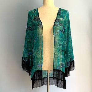 NWOT Jessica Simpson Fringe Shawl